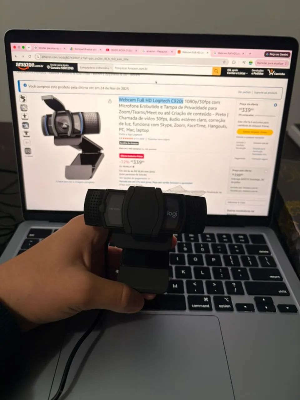 Web Cam Logitech C920s - Foto 4