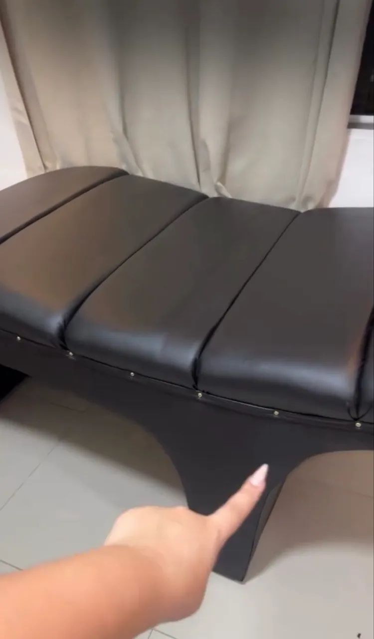 Maca luxo, courino preto