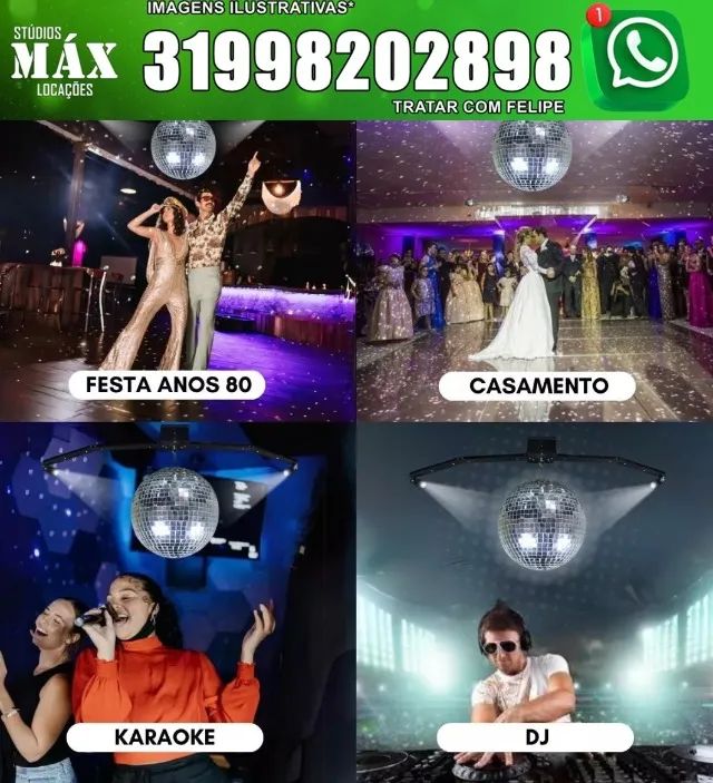 Aluguel de globo espelhados para boates e eventos - Foto 3