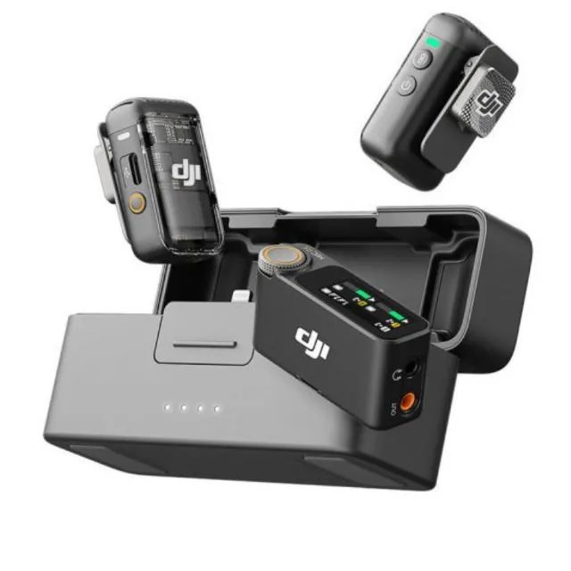 Microfone Wireless DJI Mic 2 2TX+1RX+CHARGE