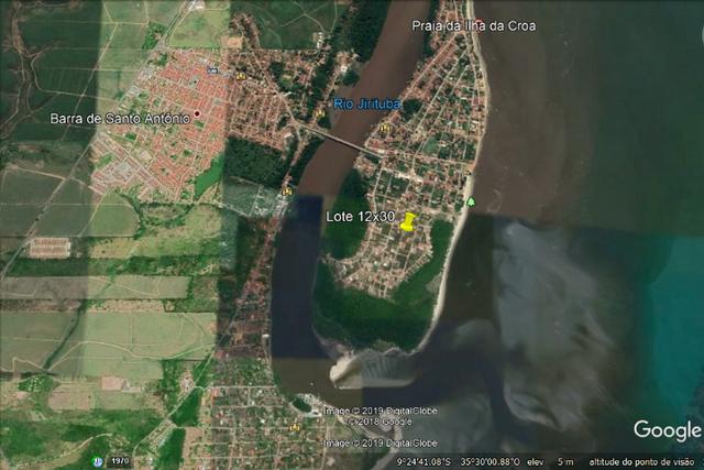 Lote na Barra de Santo Antônio com 360m² (Ilha da Crôa) - Foto 4