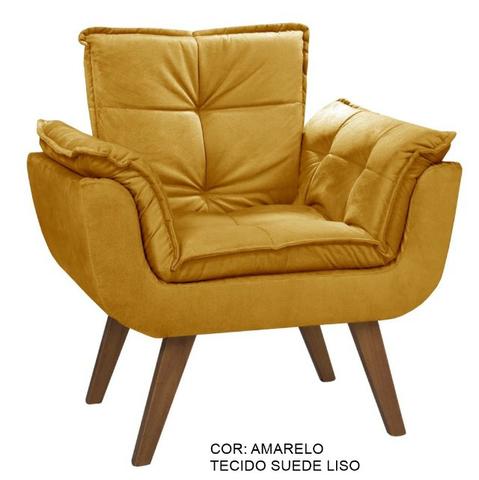 Poltrona Vermelha Decoração para Sala Variadas Cores - Foto 6