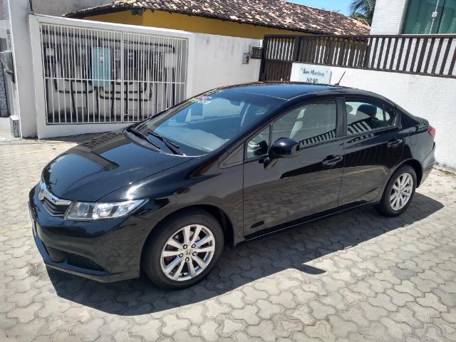 Honda Civic 13/14 lxs aut - Foto 9