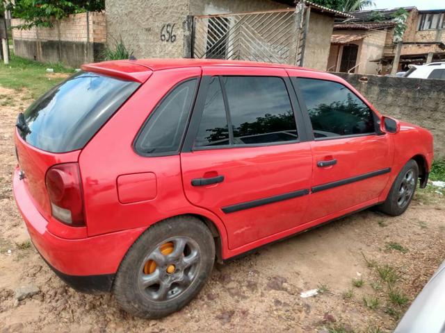Gol gu ano 06 pawer 1.0 valor 7500 mais 2300 de multa fone * watss - Foto 4