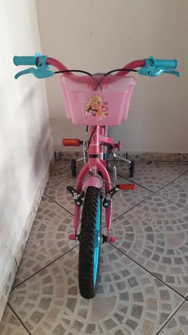 Bicicleta Infantil Caloi Barbie Aro 17 - Foto 3