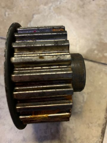 Polia emgrenagem virabrequim fiat ducato multijet 2,3 original - Foto 4