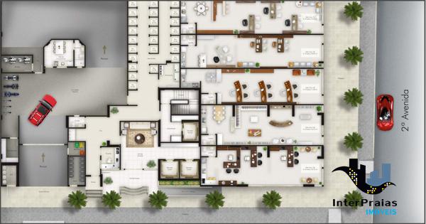Apartamento com 3 quartos no Grand Soleil Residence - Bairro Meia Praia em Itapema - Foto 13