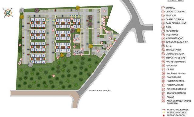 Parque Jardim di Stuttgart - Apartamento 2 quartos em Joinville, SC - 39m² - ID3977 - Foto 9