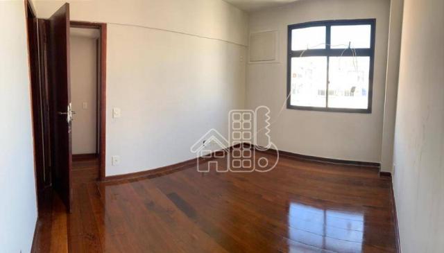 Apartamento com 4 dormitórios para alugar, 296 m² por R$ 4.000,00/mês - Icaraí - Niterói/R - Foto 19