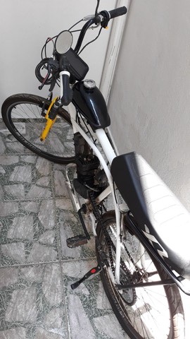 BICICLETA MOTORIZADA CAIÇARA 80CC REFORÇADA.