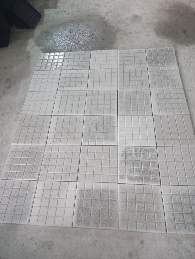 Piso de concreto 25 quadros