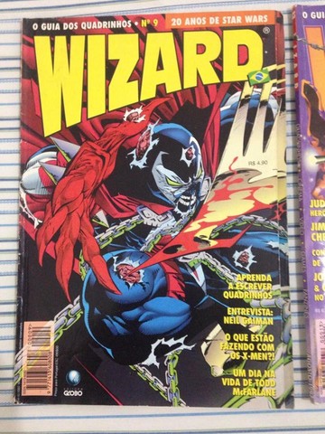 Lote 3 Revistas Wizard Marvel Dc Arquivo X Spawn ambas 1997   - Foto 2