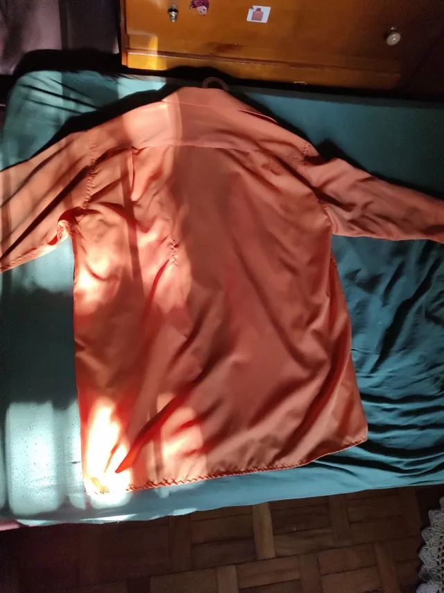 Camisa social, manga longa, tamanho 4(equivalente a G) - Foto 2