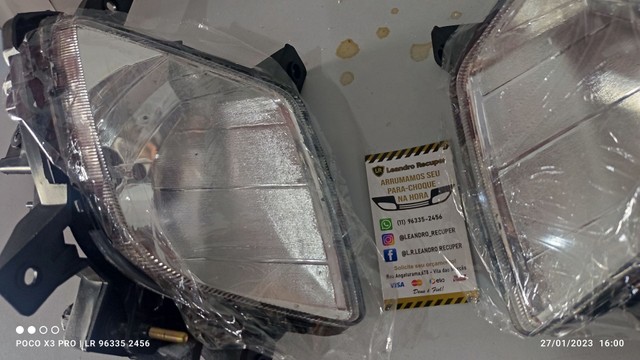 Farol Milha Kia Sportage 2011 2012 2013 Par Novo Importado - Foto 2