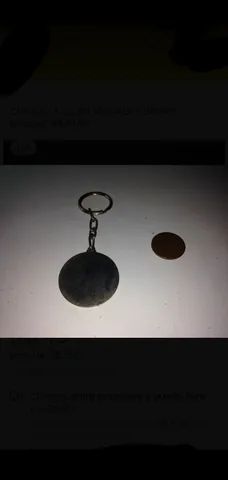 Chaveiro Loja Bee Anos 80 Let.it Bee Deixa fluir metal raro - Foto 4