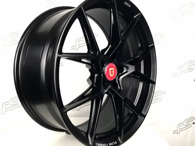 Rodas Gisa Flow Form Glória Preto Semi-Brilho 5x112 - 20x9 e 20x11 - Foto 2