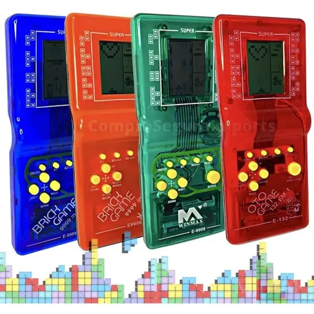 Console Mini Game Antigo Retro Tetris 9999 Jogos Corrida em Promoção na  Americanas