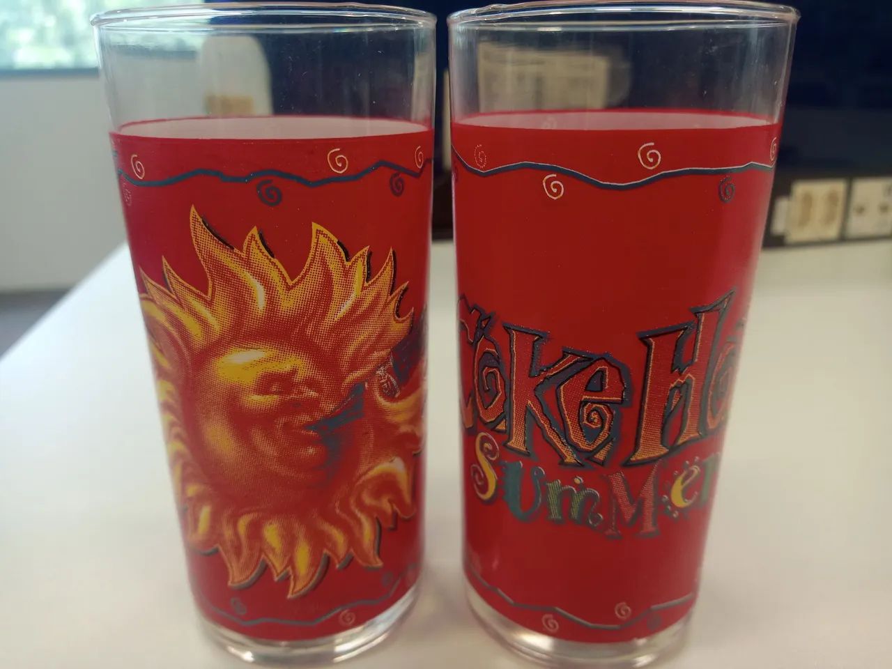 Copo Coca Cola de vidro anos 90 Coke Hot Summer. - Foto 5