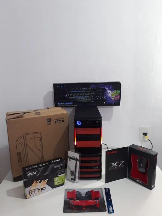 PC Gamer Core I3+8GB RAM+HD500GB+Gforce GT710 2GB+BRINDE+WIFI-ENTREGAMOS