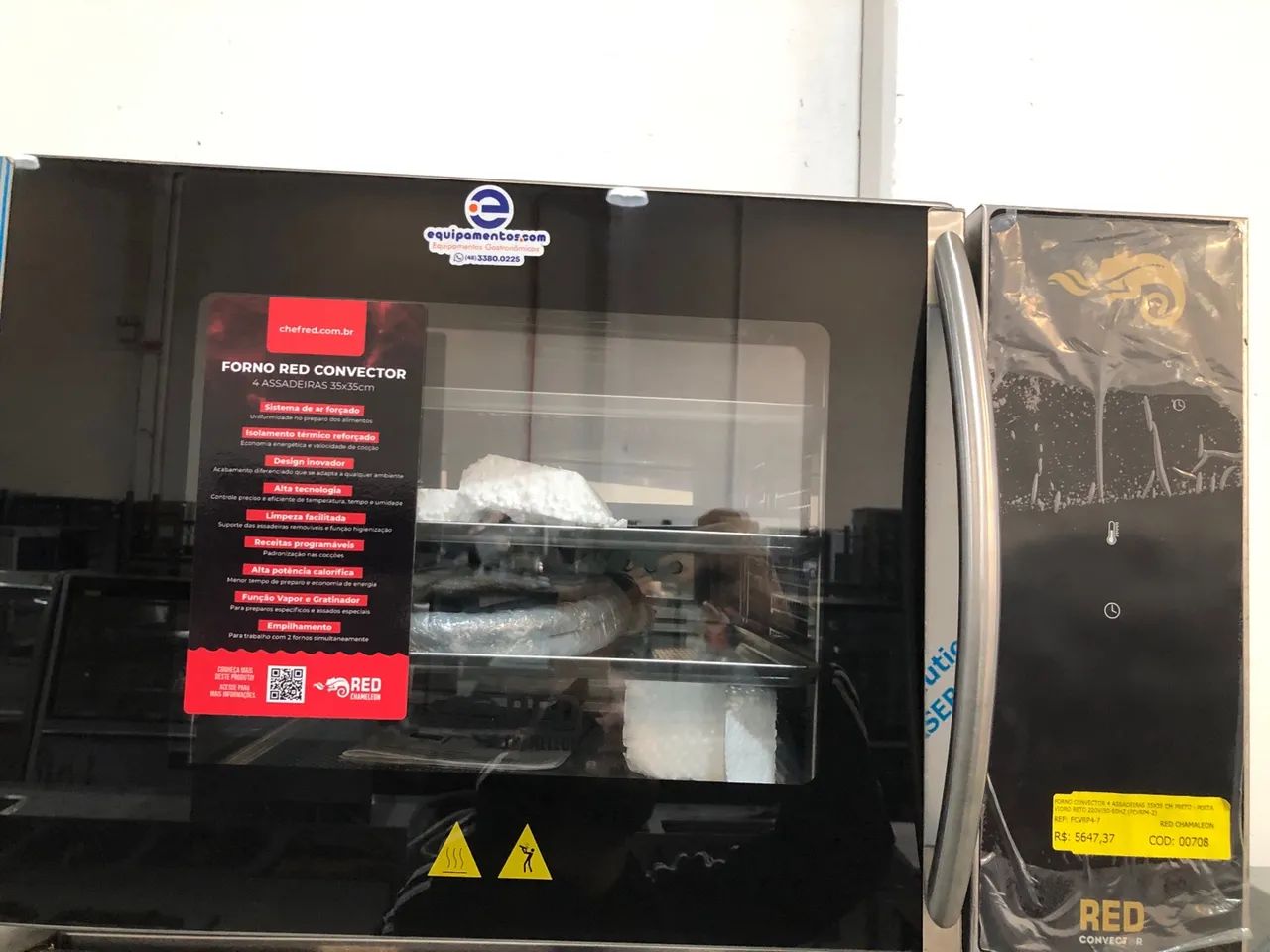 Forno convector 4 assadeiras  35x35 