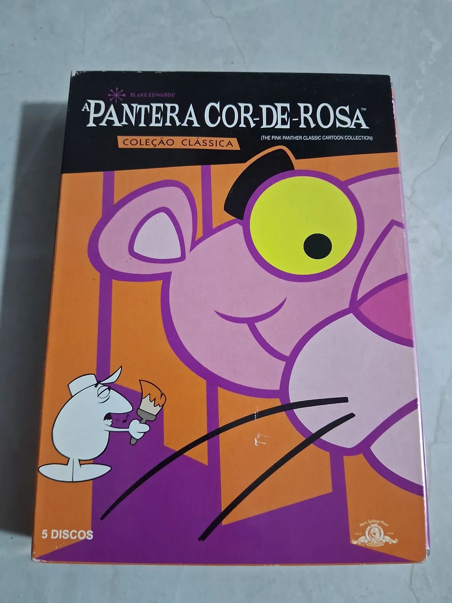 Coleção clássica da pantera cor de rosa