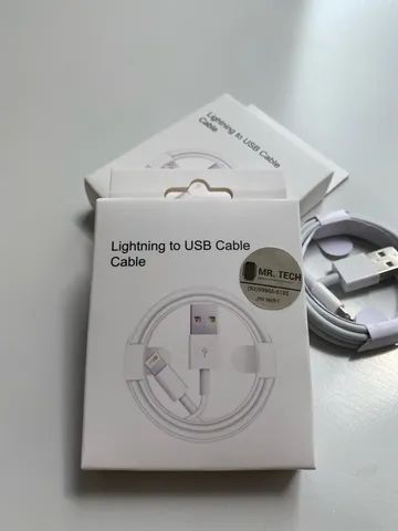 Cabo de iPhone 1M com garantia 