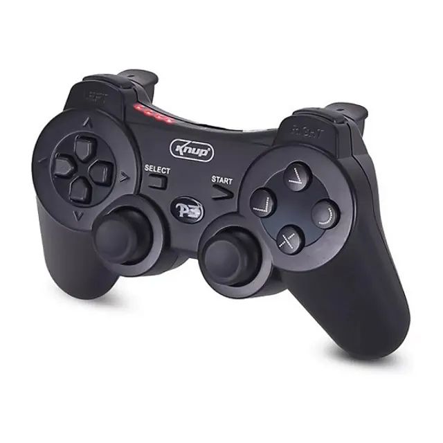 Controle Joystick Sem Fio Para Ps3 e PC, Bluetooth, Recarregável - Knup em São Luís ma  - Foto 2