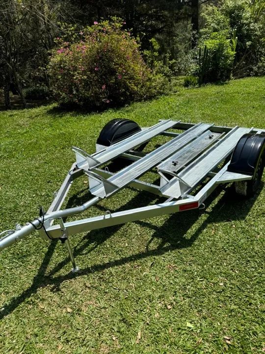 REBOQUE PARA 3 MOTOS CARRETINHA 3 MOTOS GALVANIZADA  - Foto 2