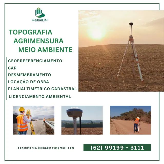 Topografia e Agrimensura | Regularização Ambiental e CAR