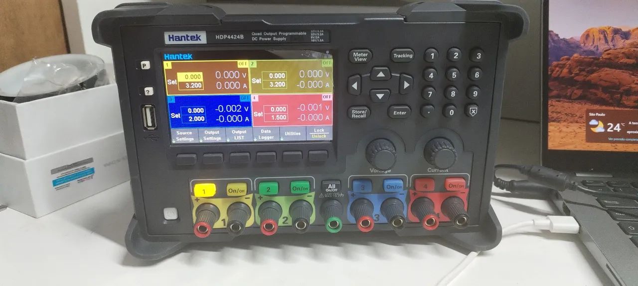 Fonte de Alimentação Programável Hantek HDP4424B - Quad Output