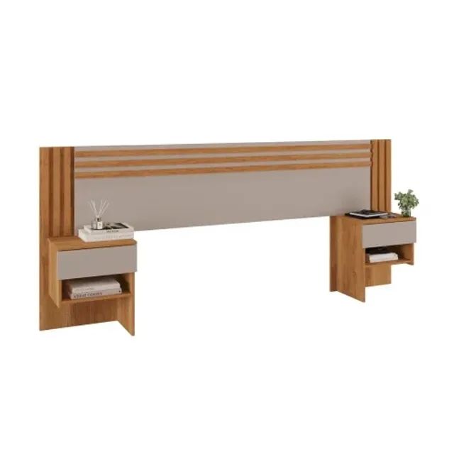 Cabeceira Box Mesa Lateral s75 Casal/Queen 