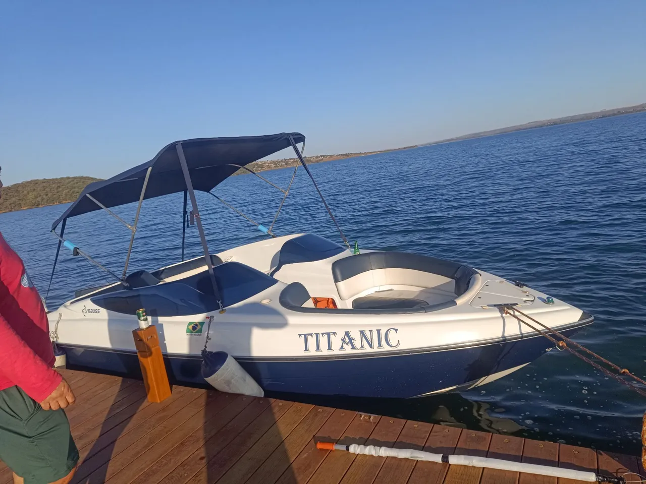 Lancha 17 pés super conservado motor 150 Hp Mercury