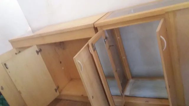2 balcão madeira para comércio desapego  - Foto 5