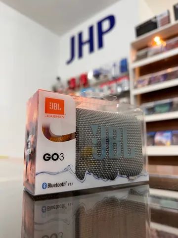 Caixa de Som Bluetooth JBL Go3 Cinza Original | Parcela Sem juros | Curitiba