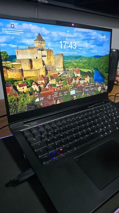 Notebook Avell RTX 17.3" 144hz 16gb ram 8gb placa de vídeo - Foto 2