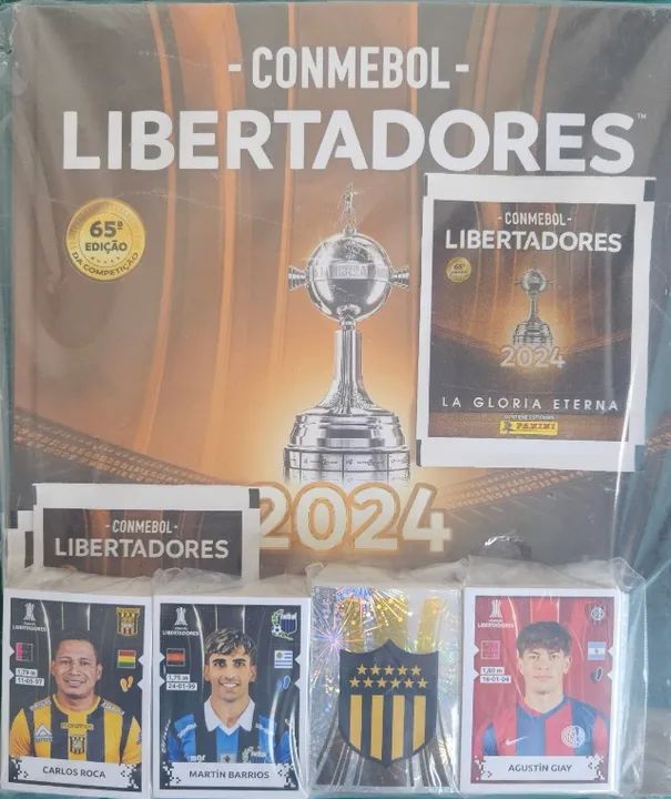 Álbum Libertadores 2024 - Capa Dura - Completo Figurinhas Soltas. - Foto 2