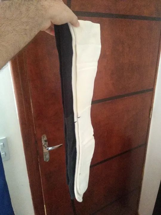 Nike original meião de Futebol - Preto e branco 2 meiões