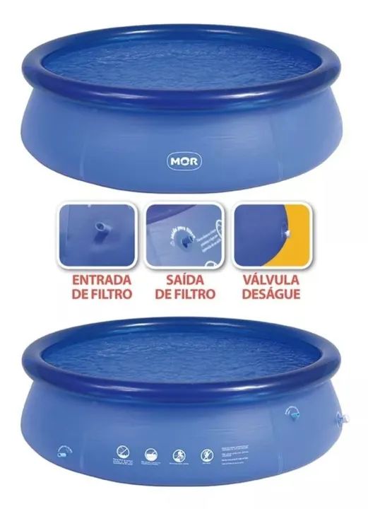 Piscina Mor Completa 2400L/220V - Foto 5