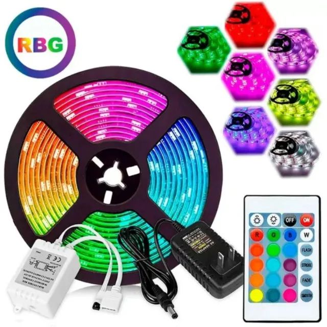 Fita led Rgb colorida rolo 5m 5050 (Distribuidor Jk Eletrônicos) - Foto 2