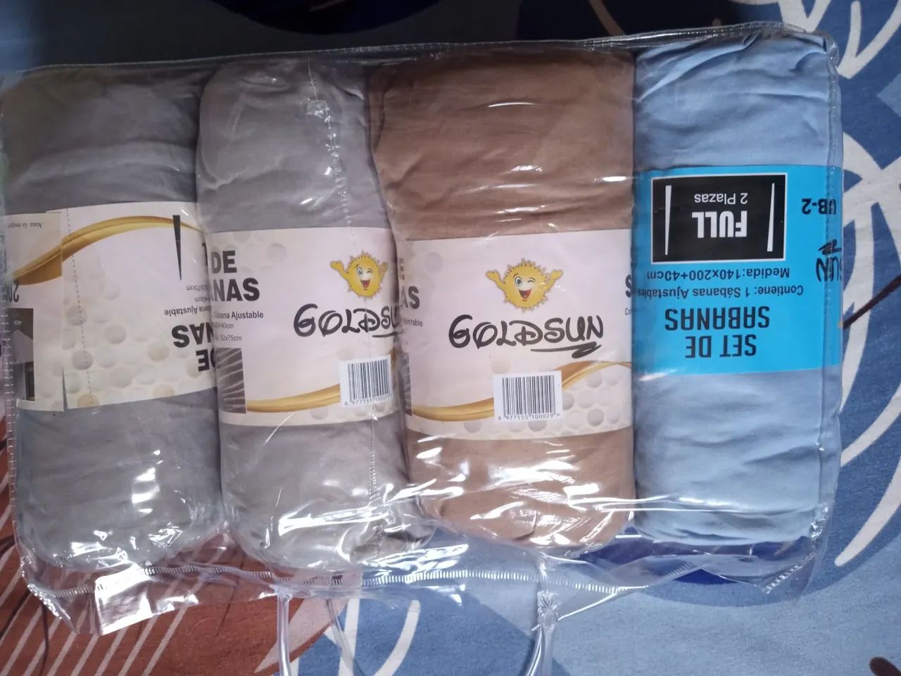 Lençol com elástico mais duas fronhas, tamanho casal ou Queen 2.000 fios  - Foto 3