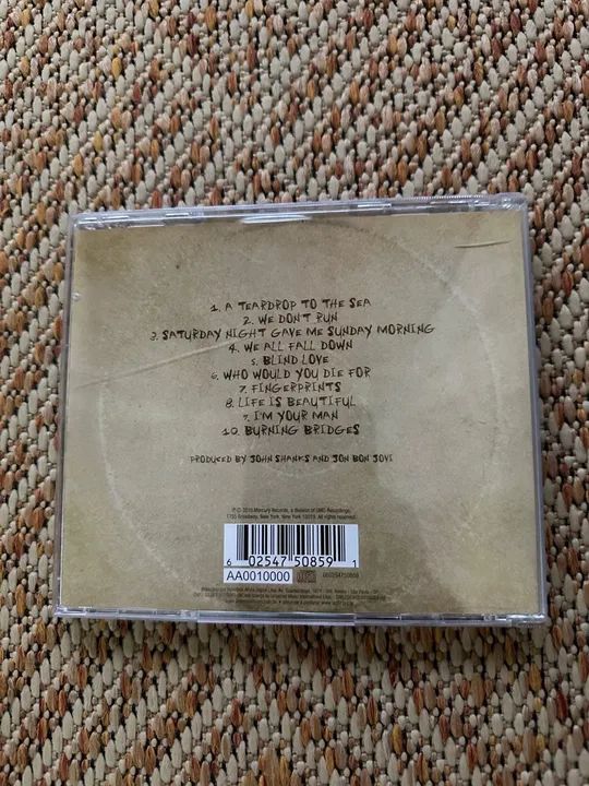 CD Bon Jovi Burning Bridges  - Foto 4