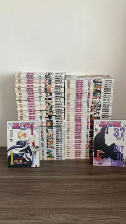 Bleach 1-74 coleção completa em ótimo estado.