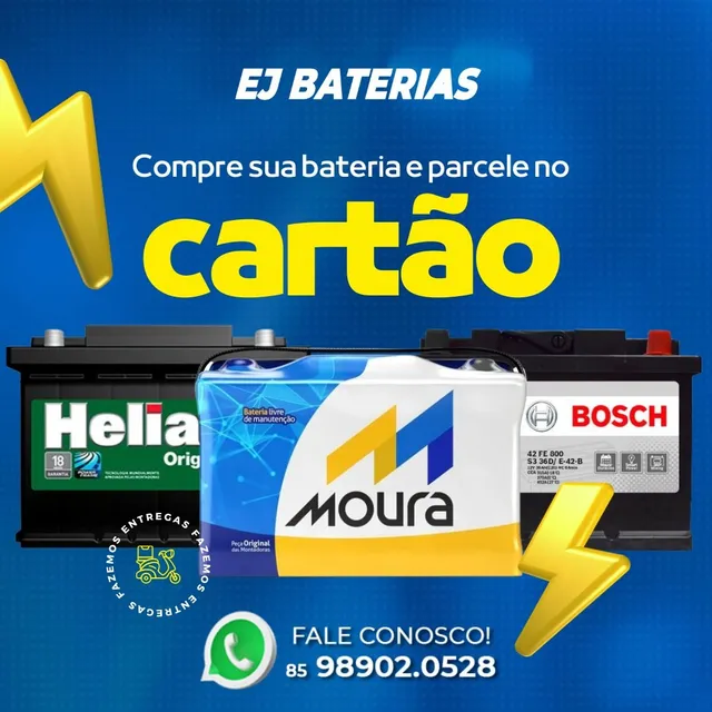 Bateria moura da montana e sonic