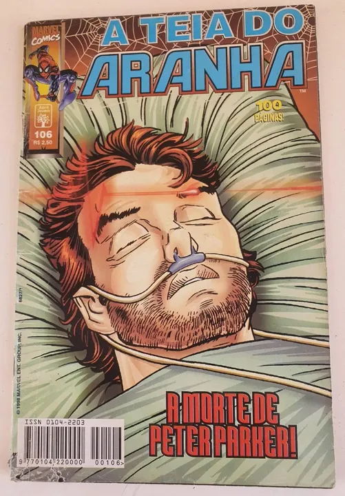 A Teia do Aranha #106 - A Morte de Peter Parker!