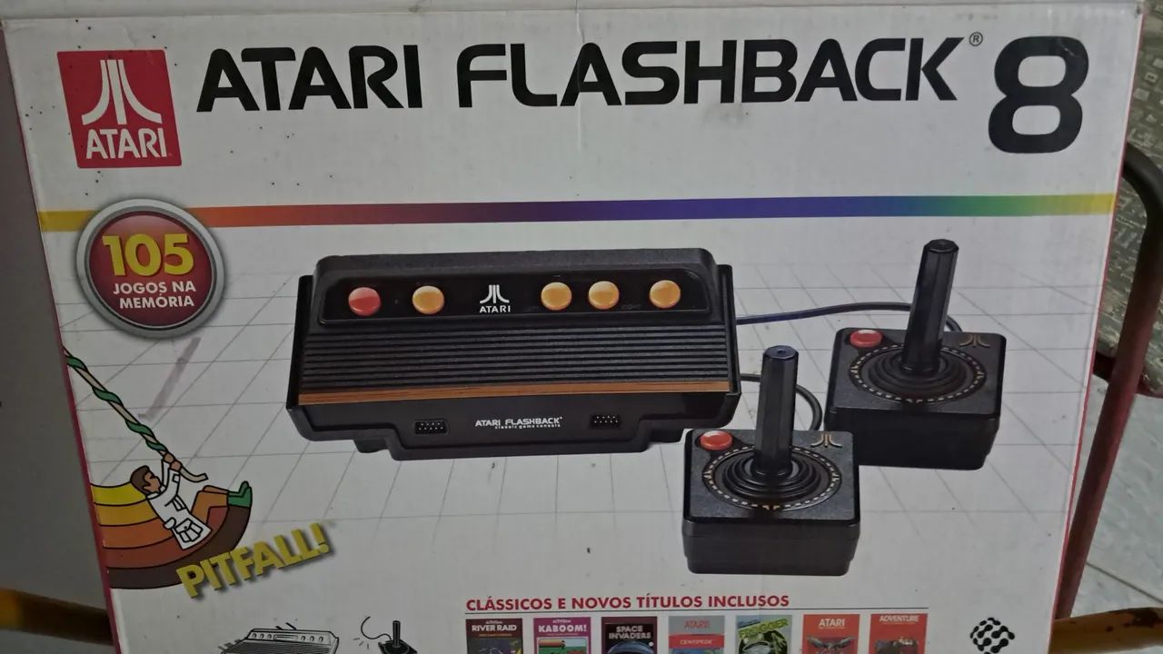 Atari Flashback 8 - contem 105 jogos na memoria  - Foto 5