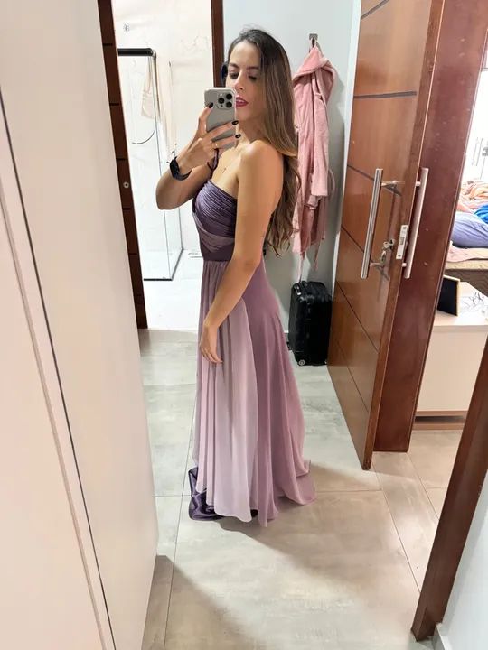 Vestido de Festa - Usado 1 Vez - Tamanho P - Foto 4