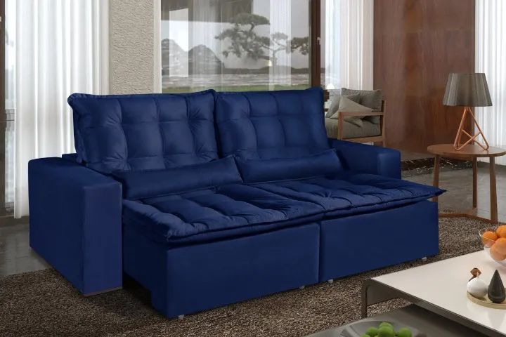 Sofá Retrátil e Reclinável OLS919 - Foto 4