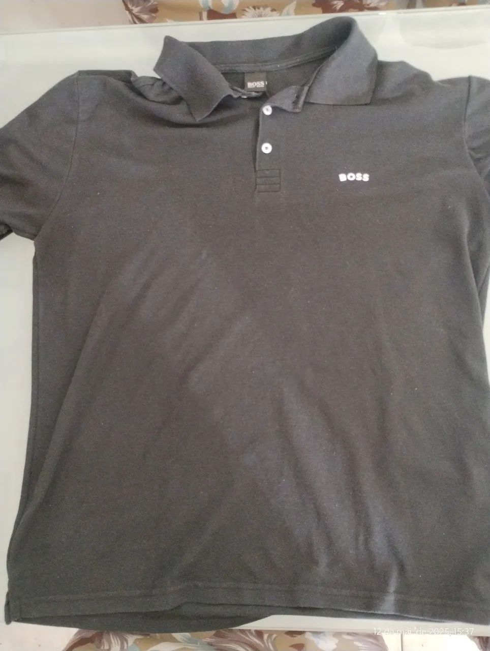 Camiseta Polo Boss Preta
