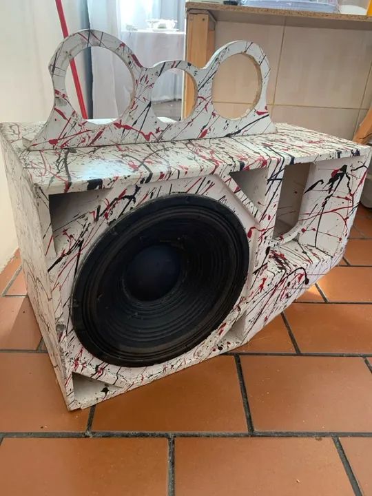 Caixa de som com alto falante  - Foto 2