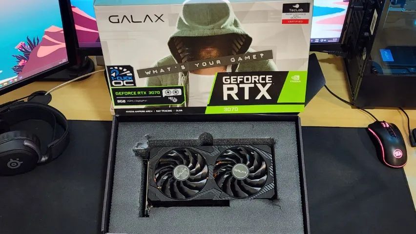 RTX 3070 8gb - GALAX (1-Click OC Feature)64307867785859120